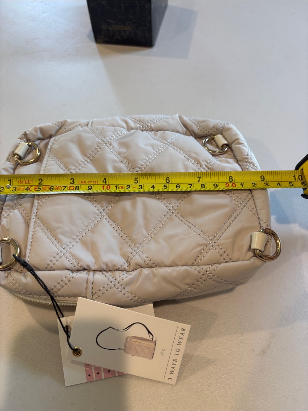 Kedzie - Cloud 9 Convertible Sling Bag, purse. NWT. Beige. - Picture 12 of 13